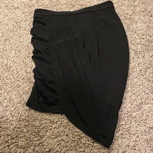 Cut25 by Yigal Azrouel Asymmetrical Black Skirt